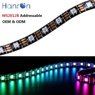 quality diffuser smd DC 5 V 3m adhesive dmx pixel 5050 WS2812B rgbw rgb light strip LED tape from China