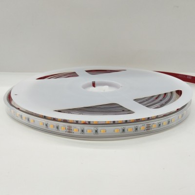 High quality smd 2835 96leds/m 2 in 1 chip DC24V dual color changeable led flexible strip light